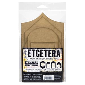Stampers Anonymous - Facades Tim Holtz Etcetera Chipboard