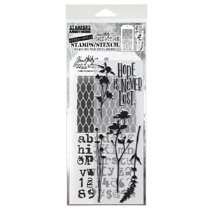 Tim Holtz - Mixed Media #21 Tim Holtz Stamps/Stencil