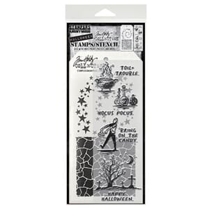 Tim Holtz - Halloween Sketch Tim Holtz Stamps/Stencil