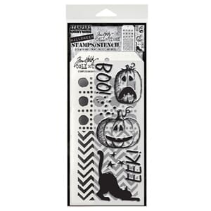 Tim Holtz - Eek A Boo Tim Holtz Stamps/Stencil