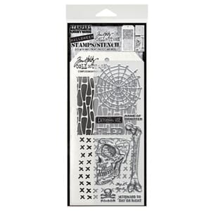 Tim Holtz - Anatomy Tim Holtz Stamps/Stencil