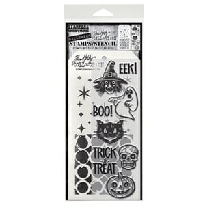 Tim Holtz - Retro Frights Tim Holtz Stamps/Stencil