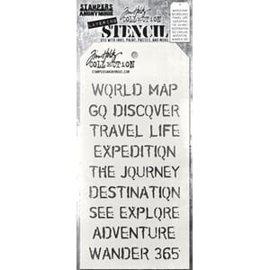 Tim Holtz - Traveler Tim Holtz Layering Stencil