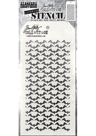 Tim Holtz - Batground Tim Holtz Layering Stencil