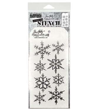 Tim Holtz: Snowflakes - Layered Stencil
