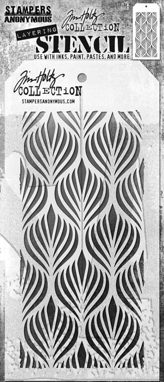 Tim Holtz - Deco Feather Layering Stencil