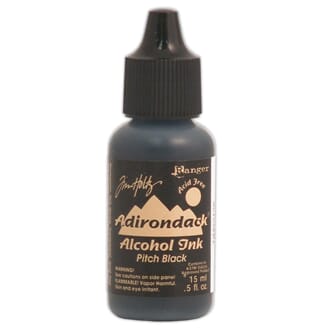Adirondack Alcohol Ink - Pitch Black, ca. 15ml