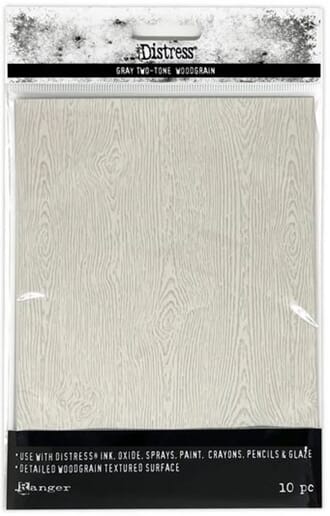 Tim Holtz - Distress Gray Two-Tone Woodgrain