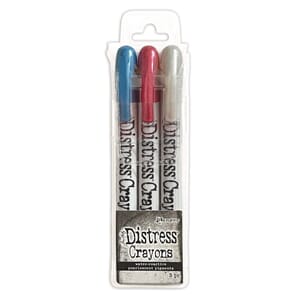 Tim Holtz - Distress Crayons Holiday Set 5 Pearl