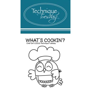 Technique Tuesday: Chef Owl Clear Stamps
