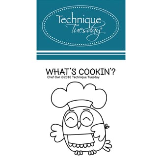 Technique Tuesday: Chef Owl Clear Stamps