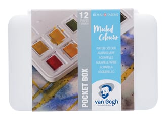 Van Gogh Akvarell - Pocketbox Muted colours
