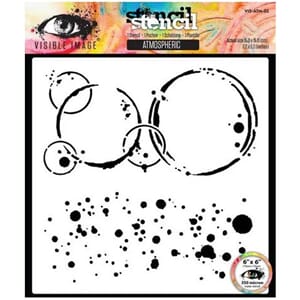 Visible Image - Atmospheric 6x6 Inch Stencil