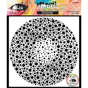 Visible Image - Colour Blind 6x6 Inch Stencil