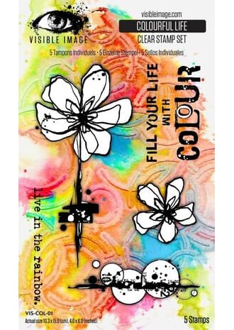 Visible Image - Colourful Life A6 Stamp Set