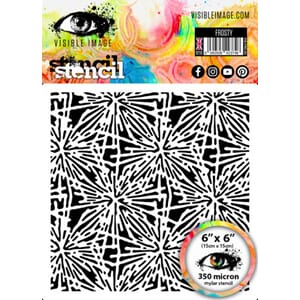 Visible Image - Frosty 6x6 Inch Stencil
