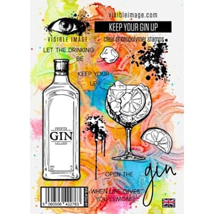 Visible Image - Keep Your Gin Up A6 Stamp Set