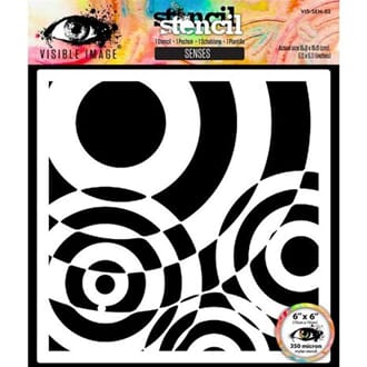 Visible Image - Senses 6x6 Inch Stencil