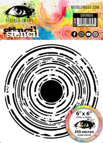 Visible Image - Supernova 6x6 Inch Stencil