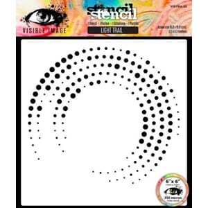 Visible Image - Light Trail 6x6 Inch Stencil