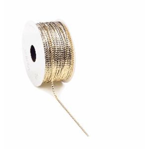 Dekorbånd - Gold Circlé Cord, bredde 3 mm, metervare