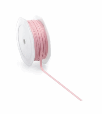 Dekorbånd - Marble Rose Texture Narrow Ribbon, metervare