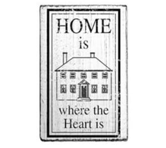 Vintage stamps - Home is where... stamp, str 70x40 mm