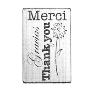 Vintage stamps - Thank You stamp, str 70x40 mm