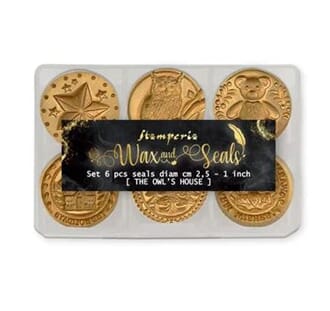 Stamperia - The Owl's House Wax and Seals (6 seals)
