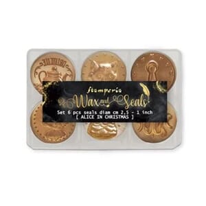 Stamperia - Alice in Christmas Wax and Seals (6 seals)