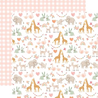 Echo Park: Baby Animals - Welcome Baby Girl