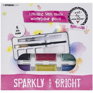 Studio Light Art By Marlene Metallic Watercolor Painting Set