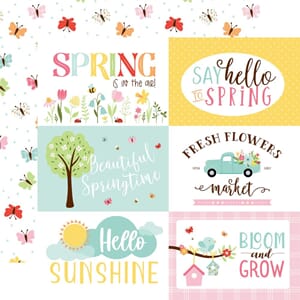 Echo Park: 6x4 Journaling Cards - Welcome Easter