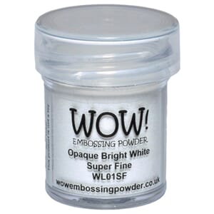WOW! - Opaque Bright White Super Fine Embossing Powder 15ml