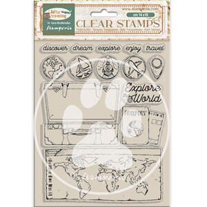 Stamperia - Art of Travelling Clear Stamps