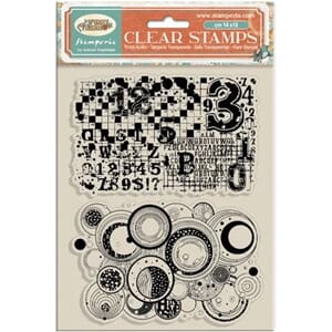 Stamperia - Furry Friends Clear Stamp 2 Patterns