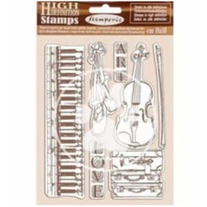Stamperia: Passion Love Art Rubber Stamps, A5, 7/Pkg