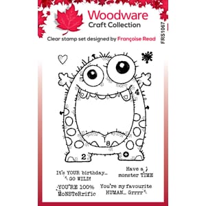 Woodware - Huge Monster Clear Stamps