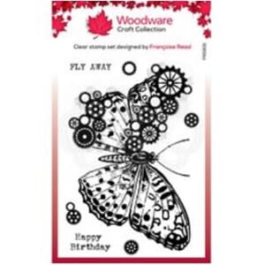 Woodware: Butterfly Clear Stamps, 10x15 cm