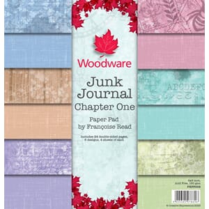 Woodware-  Junk Journal Chapter One 8x8 Inch Paper Pad