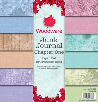 Woodware-  Junk Journal Chapter One 8x8 Inch Paper Pad