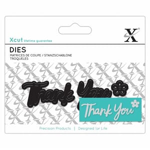 XCUT - Thank You Mini Sentiment Die