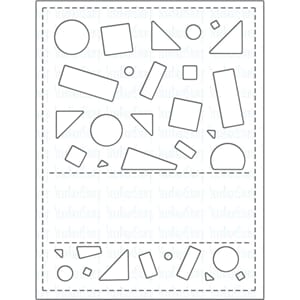 Your Next Stamp: Crazy Shapes Panel Die